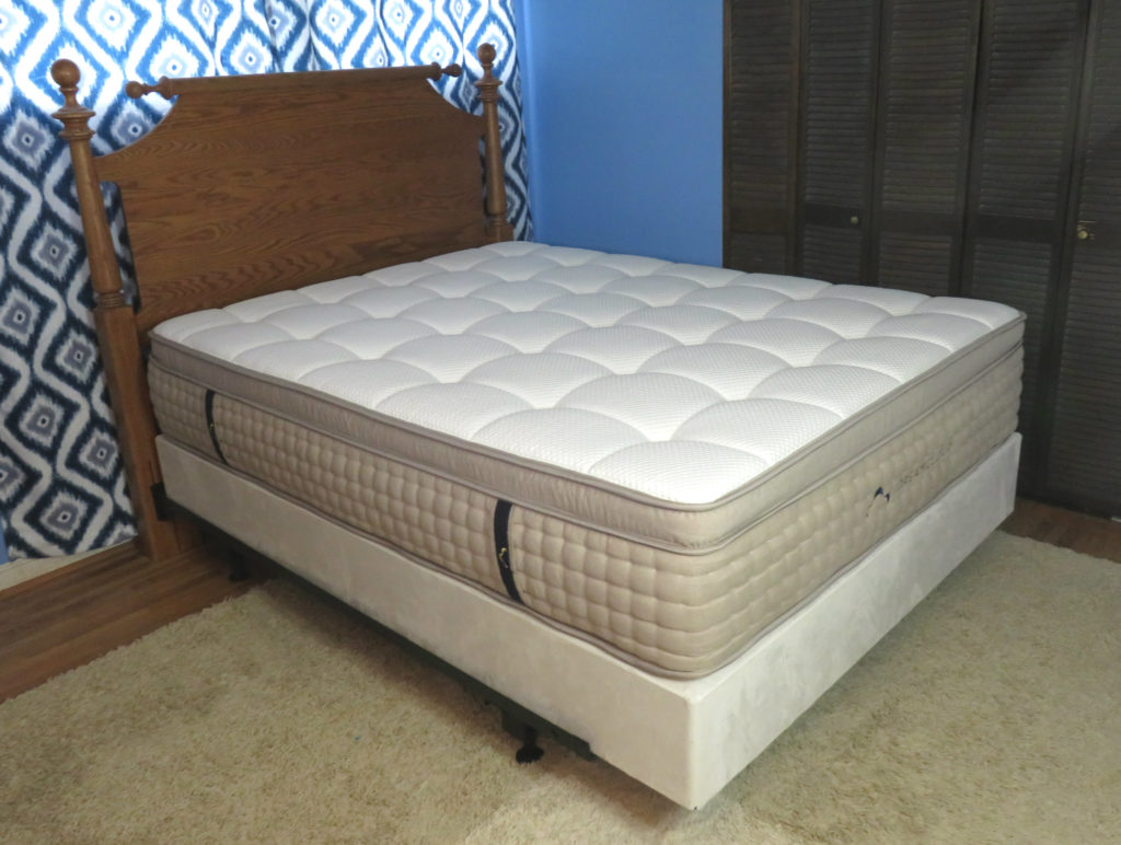 dreamcloud mattress angled view